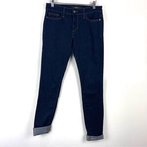 Joe's Jeans Dark Wash Skinny Jeans Cuffed Hems Women's Size 27